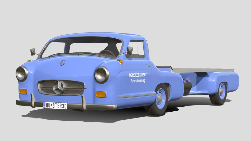 1954 Mercedes Benz Blue Wonder Renntransporter e21ec54736034e8c979e91688dbe0761