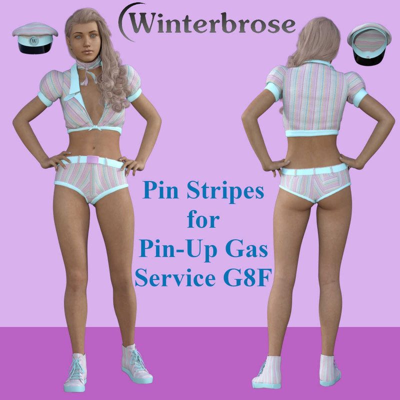 PIN STRIPES (PUL) for Pin-Up Gas Service for Genesis 8 Female