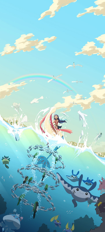 nessa-milotic-wingull-wishiwashi-corsola