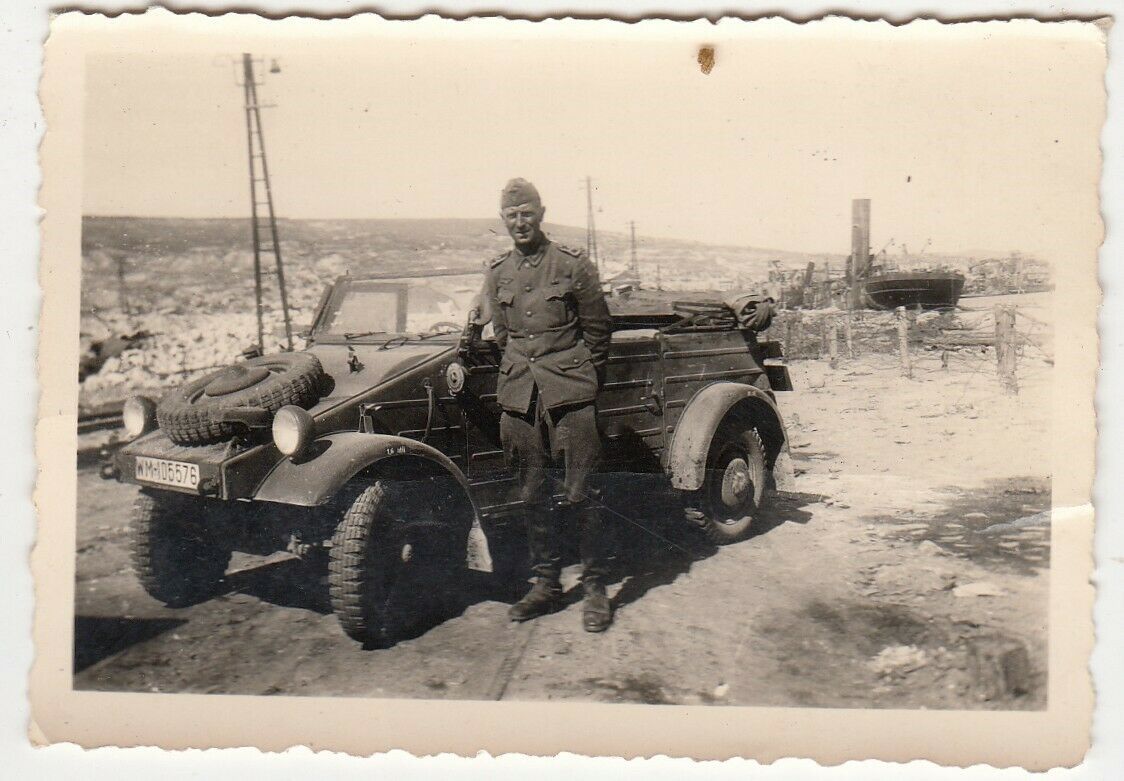 org. Foto Kfz Pkw Kübelwagen VW Kennzeichen