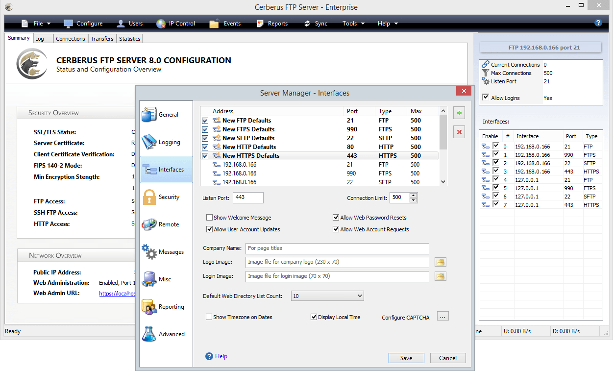 Cerberus FTP Server Enterprise 12.9 (x64)