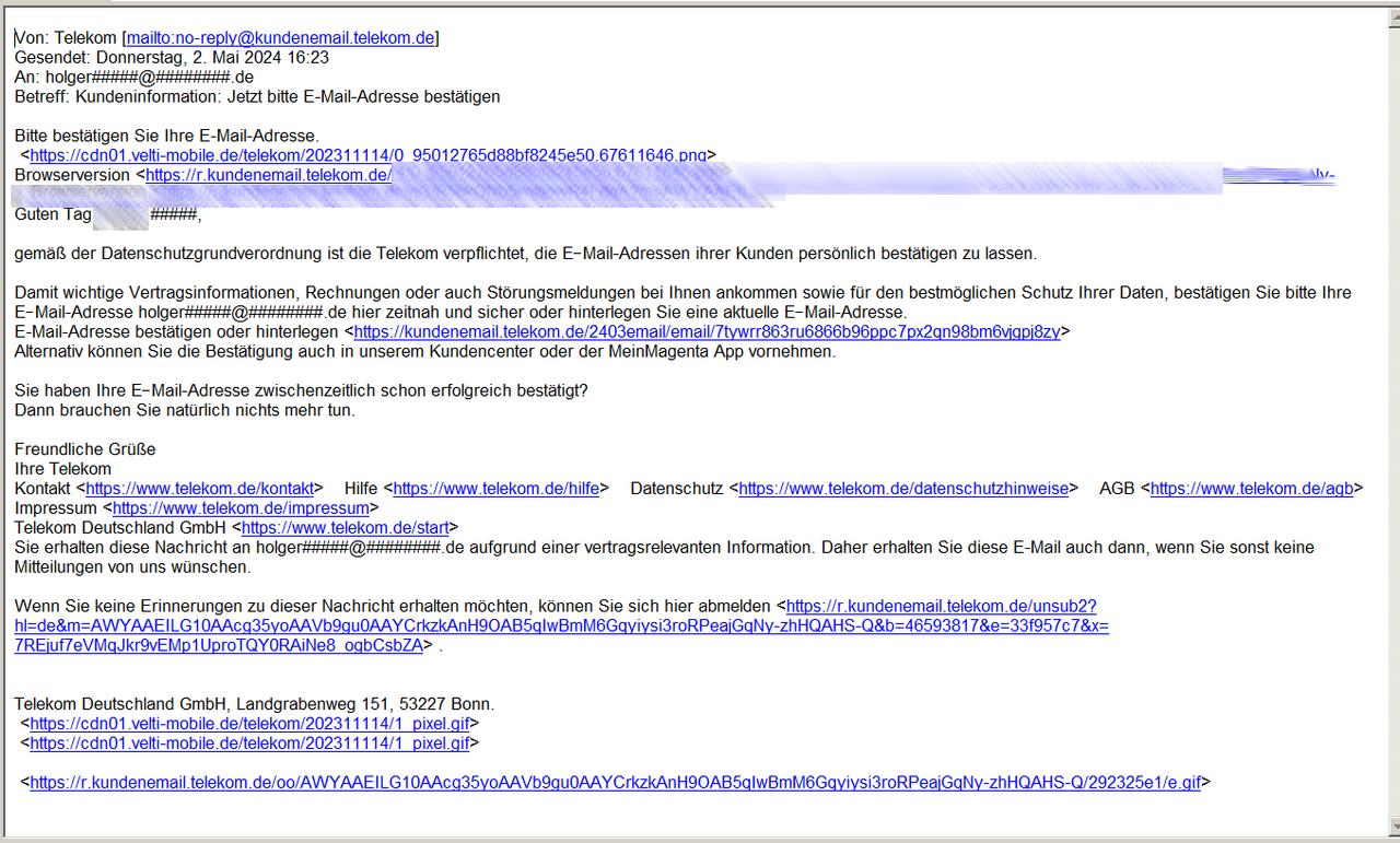 E-Mail der Telekom