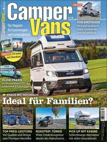 Cover: Camper Vans Magazin No 03 2023