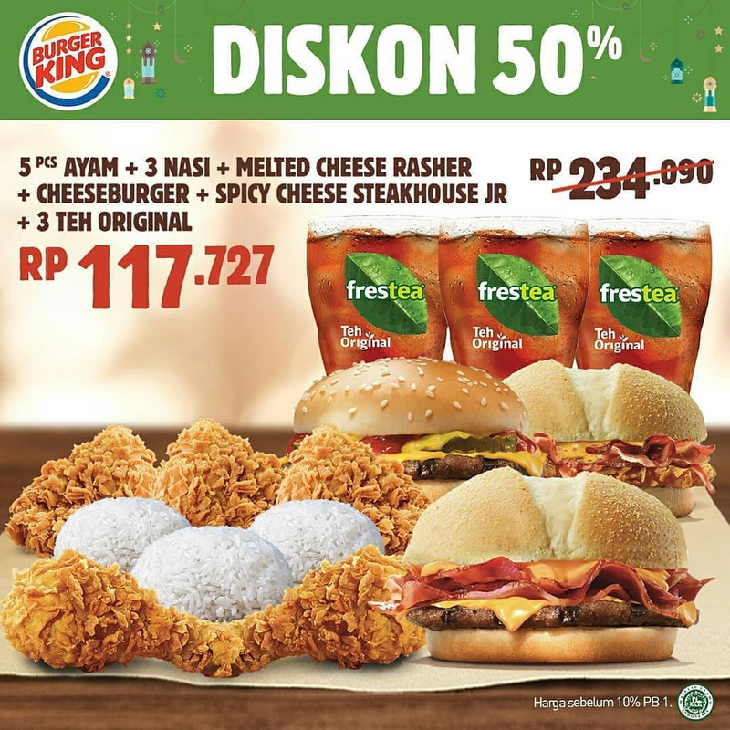 Promo Burger King Kupon Juni 2019