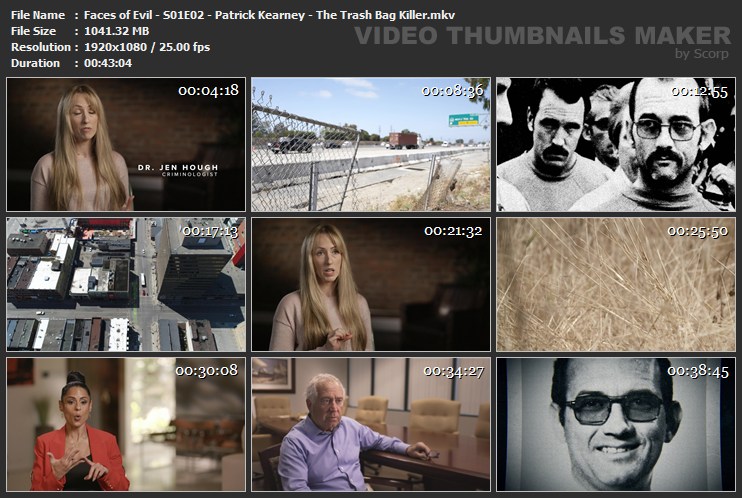 Faces of Evil - S01E02 - Patrick Kearney - The Trash Bag Killer.mkv