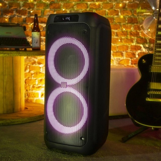 Caixa de Som Amplificada Bomber Party 1200, 120W rms, Bluetooth, P2, usb, sd Card, Bivolt