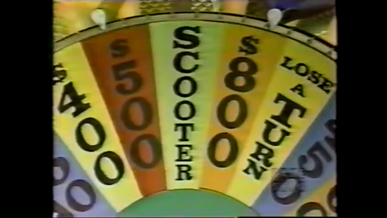 S1-E42-R2 1983-11-14 (Theresa, Patti, Scott) Wheel Prize Scooter
