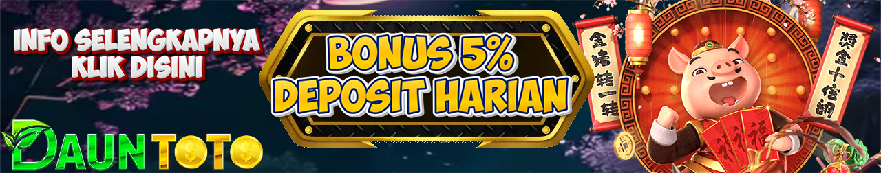 Bonus Deposit Harian 5%