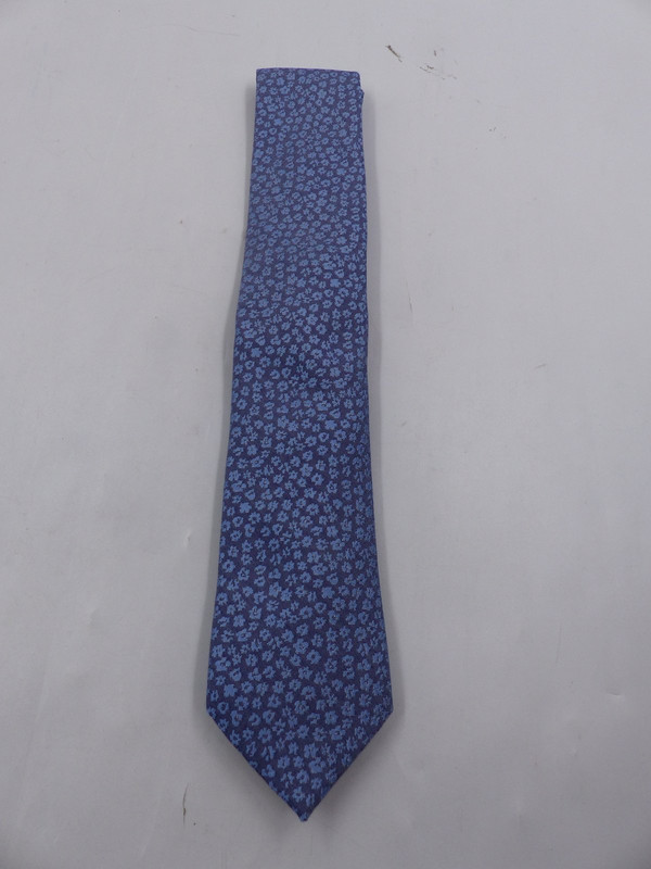 JOSEPH ABBOUD BLUE PATTENED FLOWER TIE 85VU80091