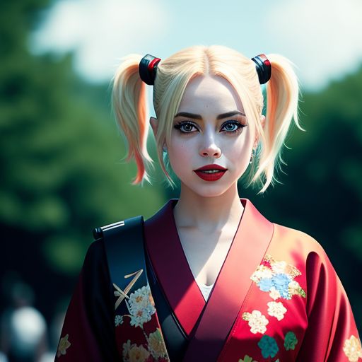 Harley-Quinn-wearing-a-kimono-53