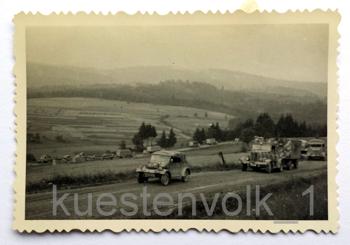 Kolonne Vormarsch über Verecki-Paß Karpaten 1944