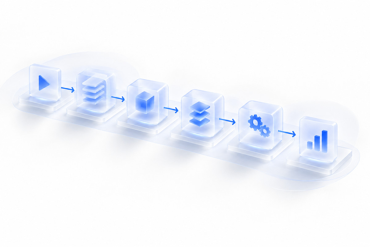 Минималистичная схема последовательного workflow ИИ-агента