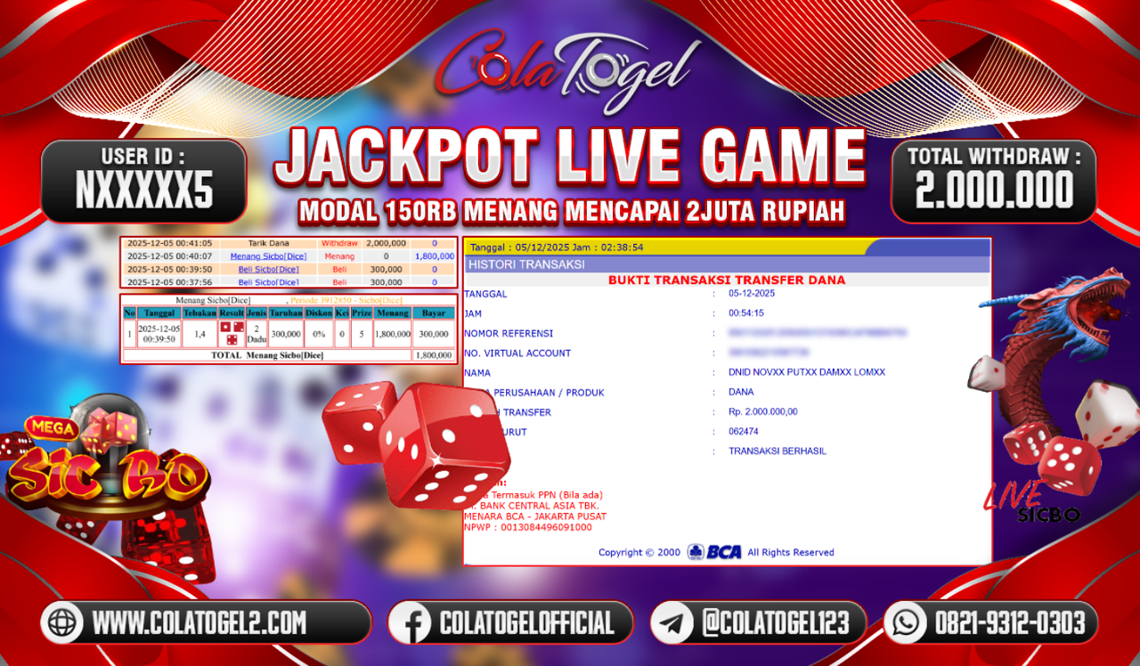 JACKPOT LIVE GAME!!