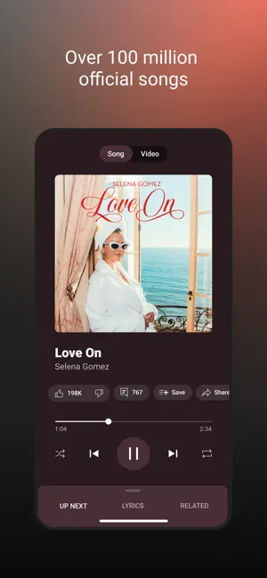 Music streaming interface showing playlists from Spotify and YouTube