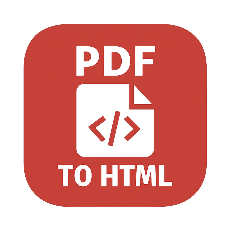 PDF to HTML Icon