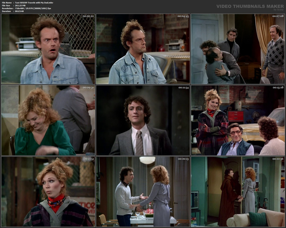 Taxi S05E09 Travels with My Dad.mkv