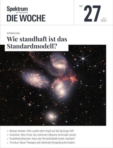 Cover: Spektrum der Wissenschaft Die Woche Magazin No 27 2023