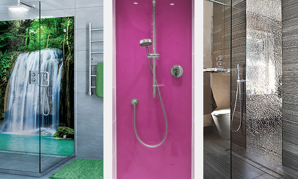 Designer glass shower enclosures Designer glass shower enclosures