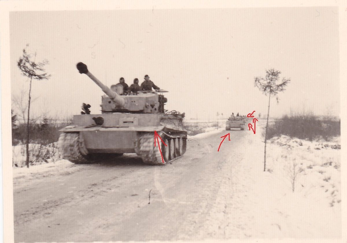 TIGER Panzern  weiße Camo Zimmerit s. Pz Abt 501