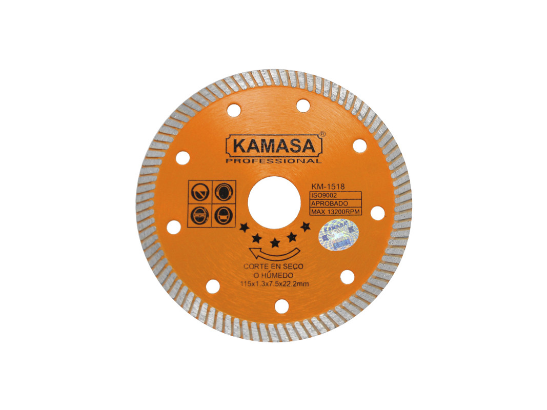 DISCO DIAMANTE TURBO 115 NARANJA KAMASA