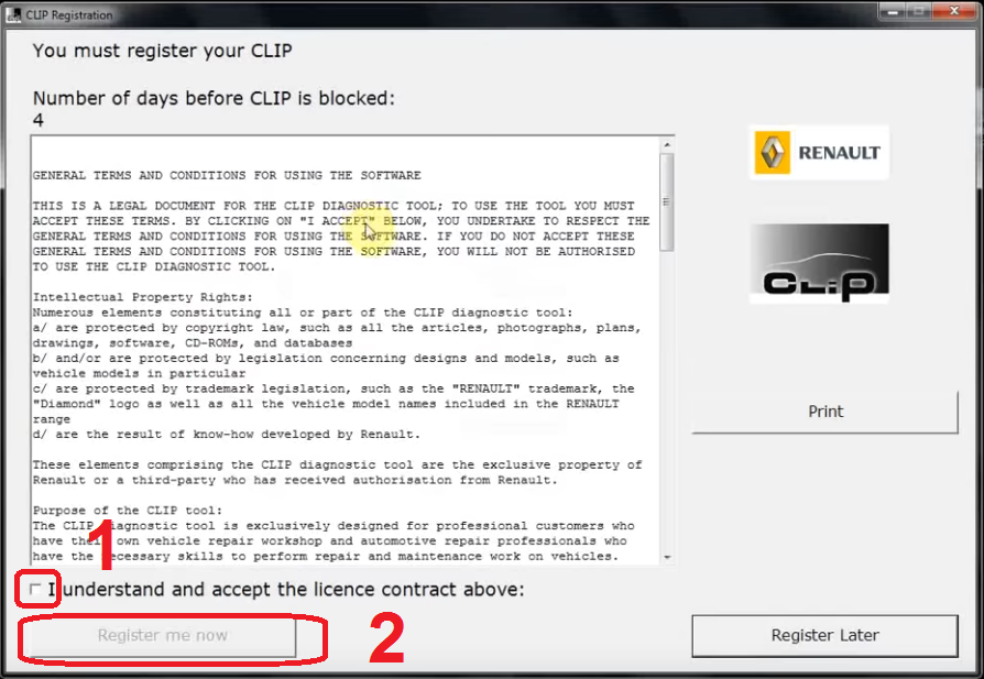 Renault : Logiciel CAN CLIP 223 + activation 2029 - Vag-Diag