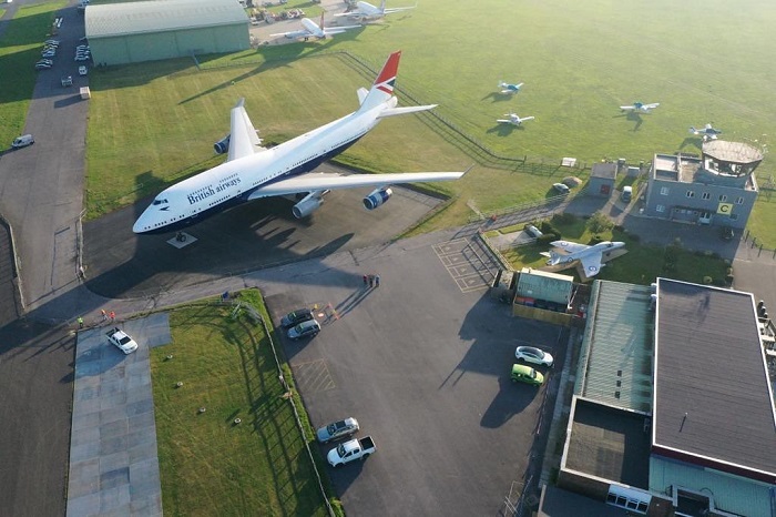 British Airways Negus sekarang menjadi tuan rumah acara di Bandara Cotswold milik swasta, wilayah barat daya Inggris.
