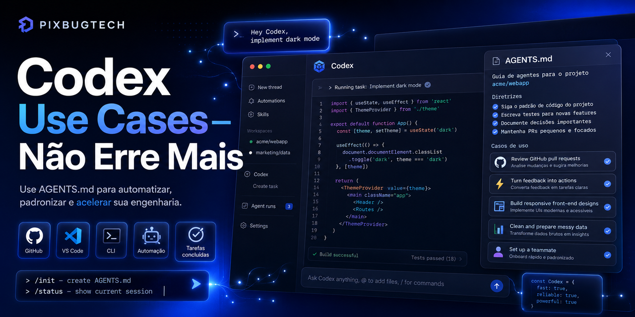 Conclusão: Codex Não é Mágica - É Técnica Bem Aplicada