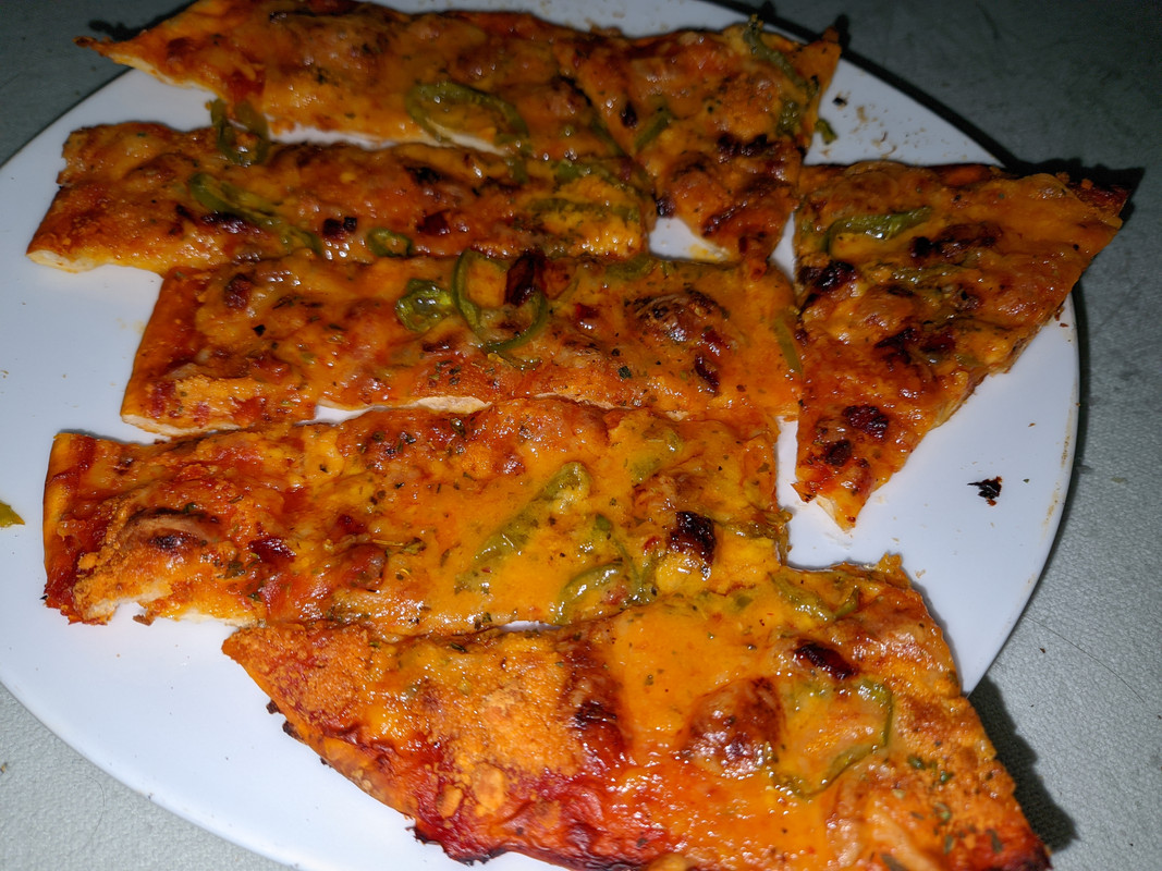 Pizza de cheddar tex mex