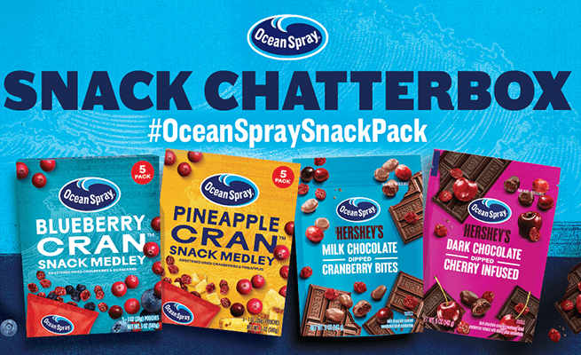 Exclusive Chance: Apply for a FREE Ocean Spray Snack Chatterbox Kit (Limited States) Exclusive Chance: Apply for a FREE Ocean Spray Snack Chatterbox Kit (Limited States)