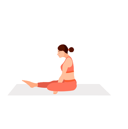 Heron-yoga-Pose / Krounchasana (Expert Beginner level-IGIYS)