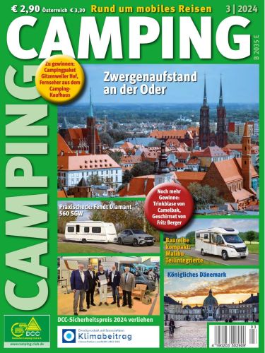 Cover: Camping Magazin Rund um mobiles Reisen No 03 2024