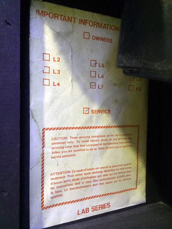 LAB Series L5 - Service envelop