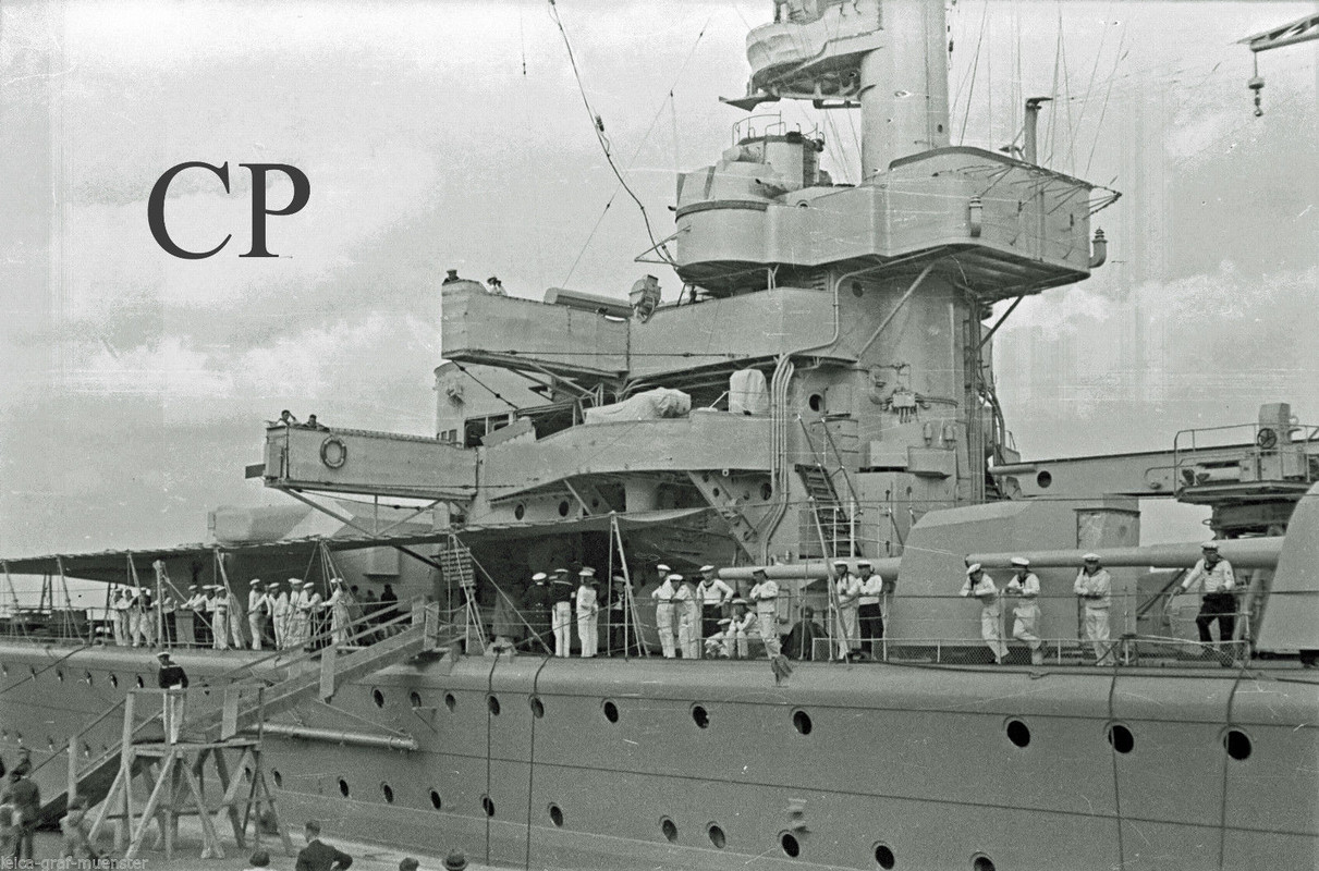 Foto, Dänemark 1936, Marine Schiff im Hafen Kope