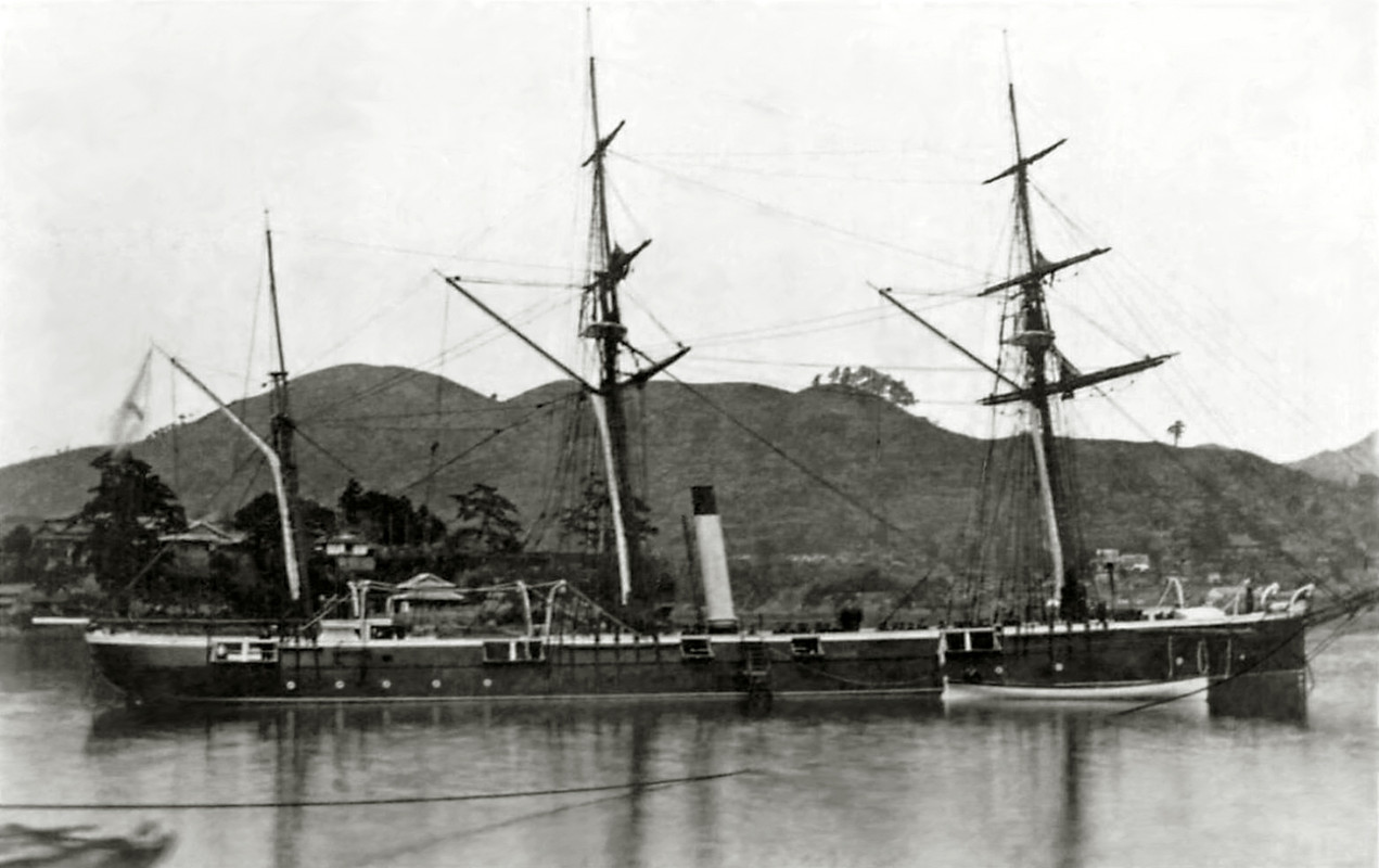 Мореходная канонерская лодка «СОБОЛЬ». Нагасаки. 7656