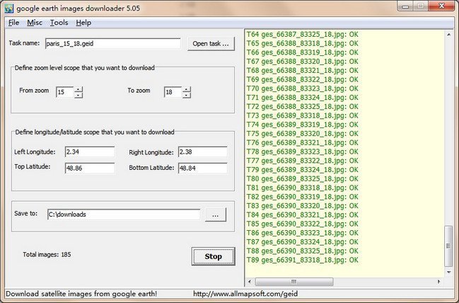 AllMapSoft google earth images downloader v6.387