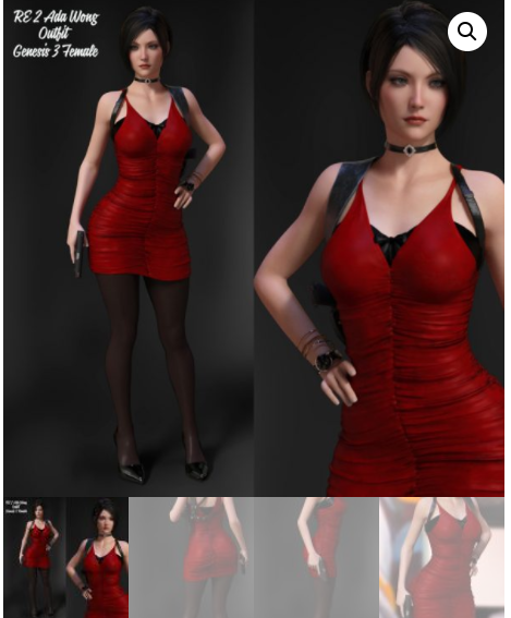 RE2 Ada Wong Outfit