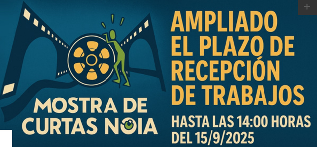 LA MOSTRA INTERNACIONAL DE CURTAMETRAXES VILA DE NOIA 2025 AMPLÍA SU PLAZO DE RECEPCIÓN DE CORTOS HASTA EL 15 DE SEPTIEMBRE
