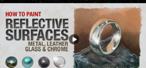 How to Paint Reflective Surfaces - Metal, Leather, Glass and Chrome