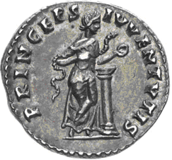 Glosario de monedas romanas. SALUS. 13