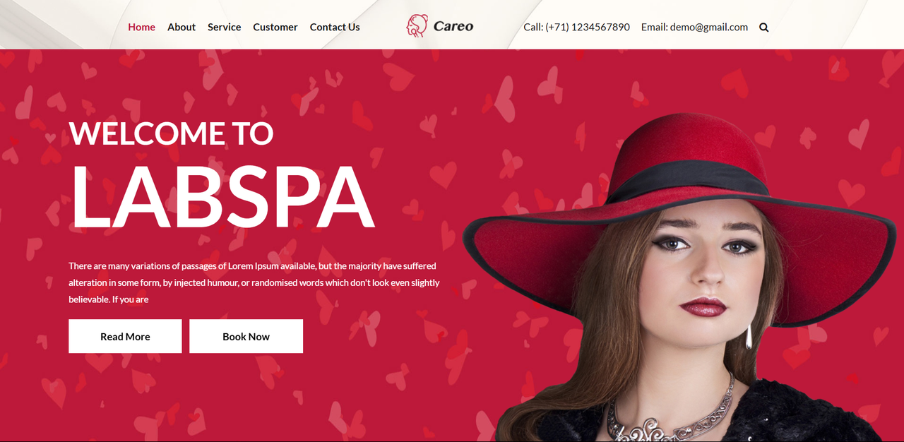 Careo Salon Website
