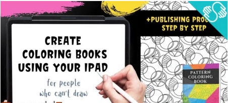 Create coloring books using your iPad - for people who can't draw