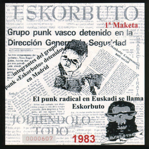 Portada - Eskorbuto - Jodiendolo Todo (Primera Maketa)
