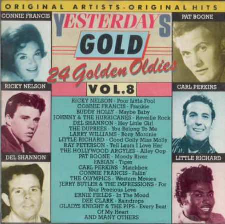 VA   Yesterdays Gold: 24 Golden Oldies Vol. 8 (1988)
