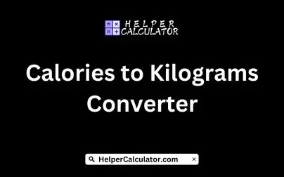 Calories to Kilograms Converter