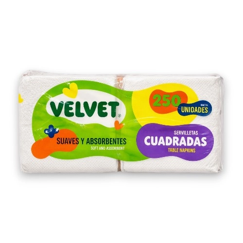 Velvet Servilletas Cuadradas 250/1