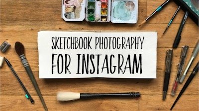 Sketchbook photography for Instagram