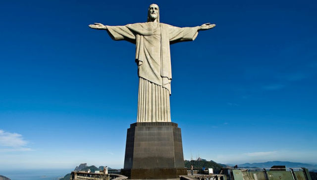 Christ the Redeemer statue at Corcovado, Rio, Brazil