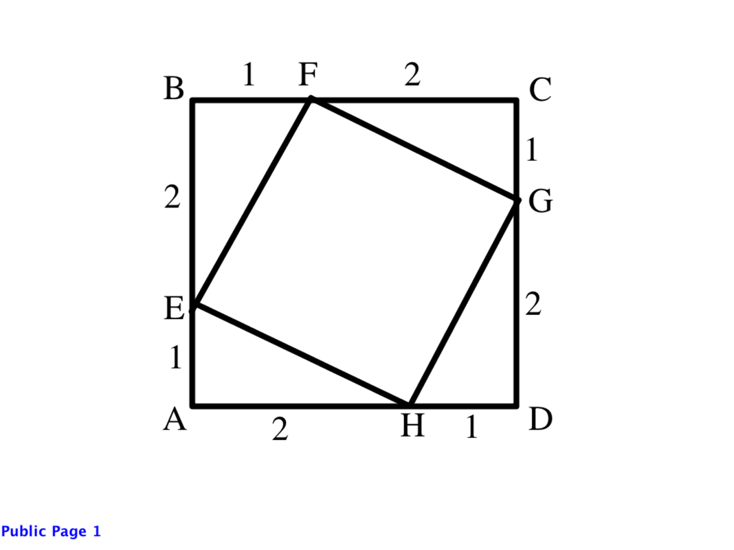EFGH inscribed