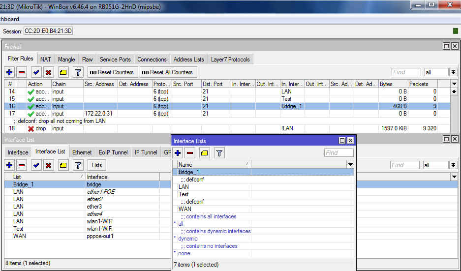 Проблемы с MikroTik