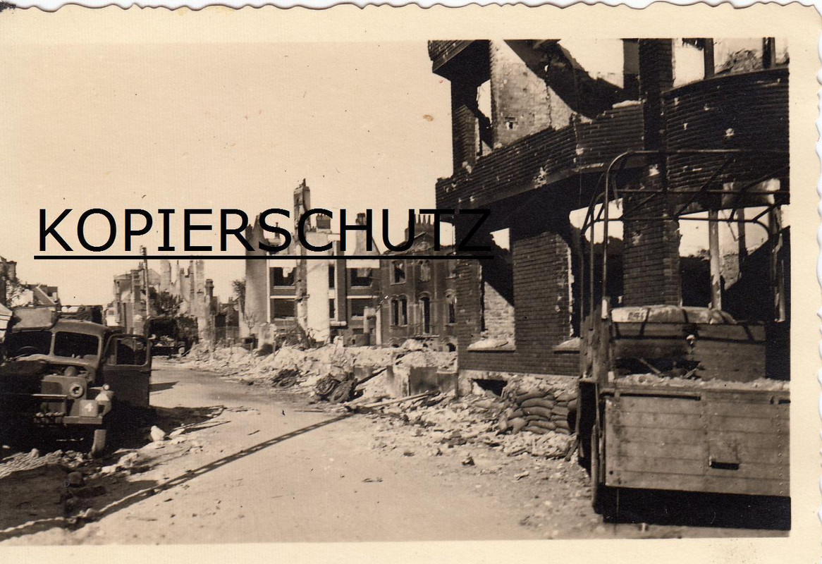 Frankreich Mai Juin 1940 Zerstörtes Dünkirchen D